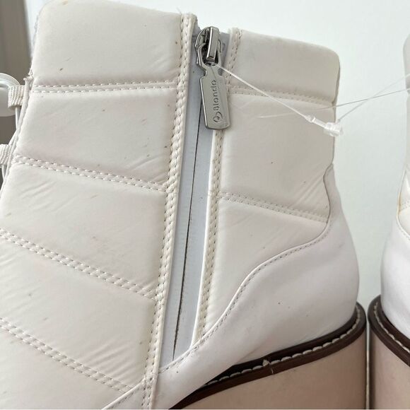 Blondo Daisy Waterproof Lug Sole Boot in White Size 10 NWOB - Picture 6 of 12